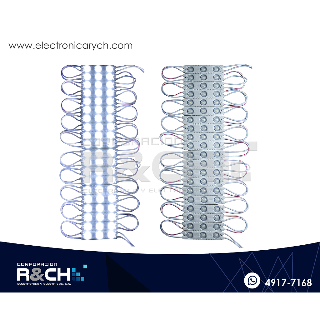 MD-LED3 Modulo LED 12V Blanco impermeable 60 Led
