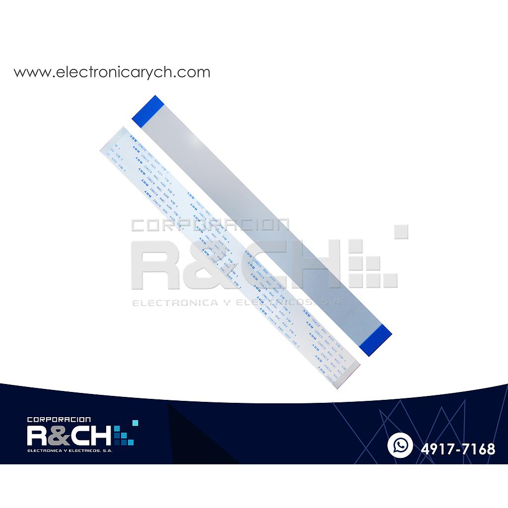 CB-18ML21 Cable FFC Mismo Lado 18 Lineas 1mmx20cm