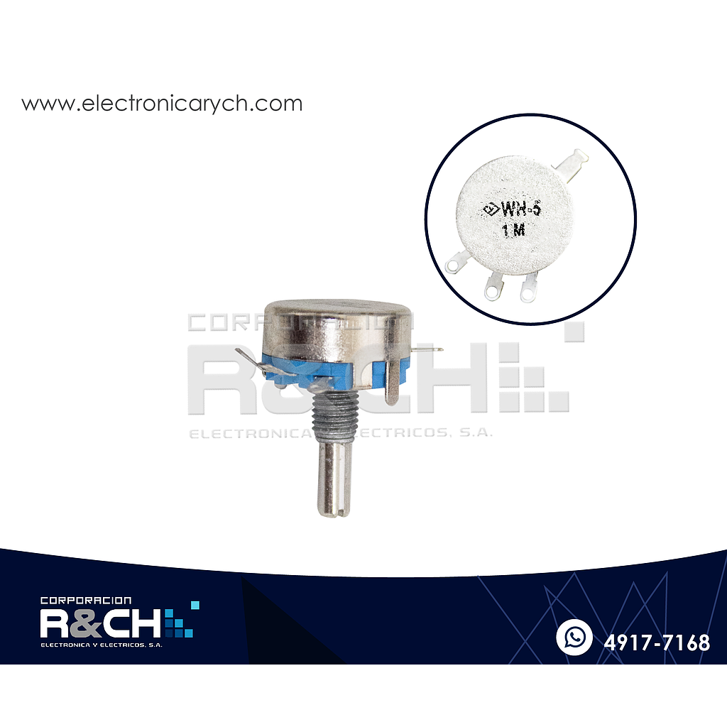 PT-1MH5 Potenciometro 1M ohm WH5-1A