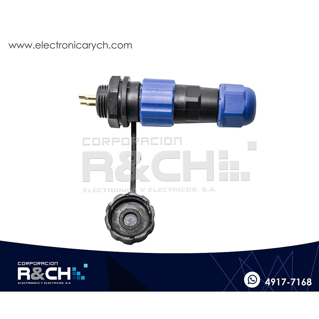 CN-142 Conector Impermeable 2 Pin SD13 13mm IP68