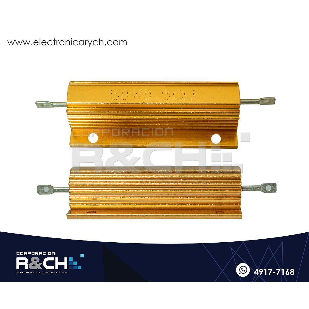 RX-0.5/50 Resistencia 0.5 ohm 50W aluminio