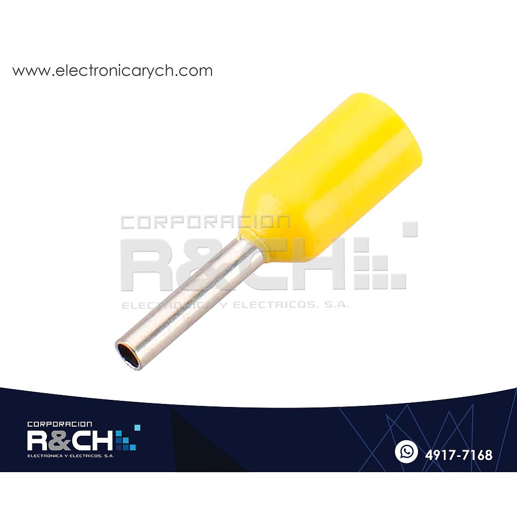TN-F1Y Terminal Tipo Pin 1mm Amarillo