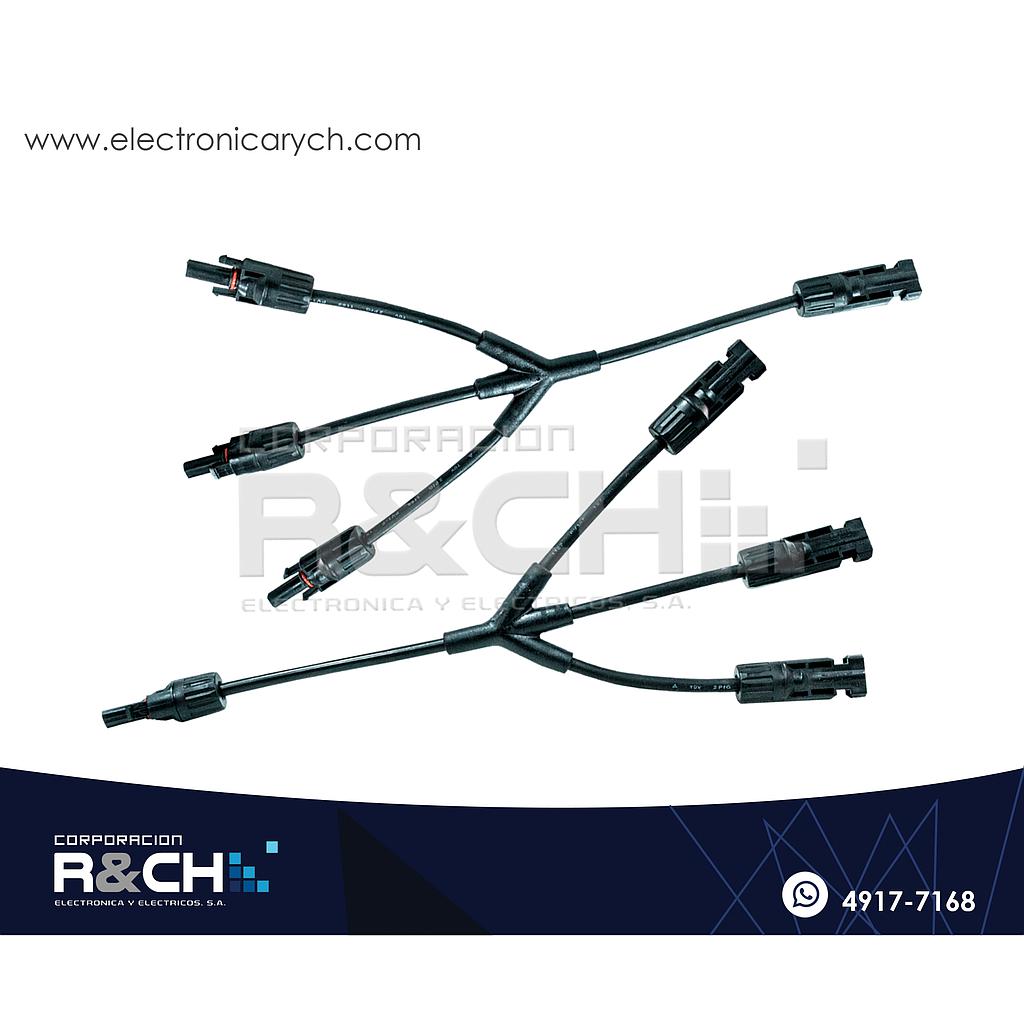 CN-MC413L Conector o empalme MC4 1 a 3 para solar Largo Par