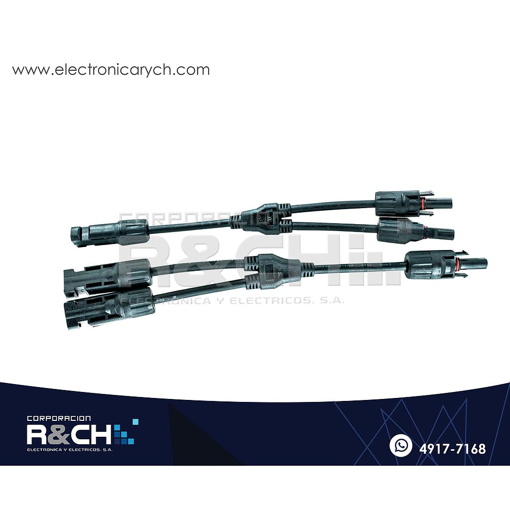 CN-MC412L Conector o empalme MC4 1 a 2 para solar Largo Par