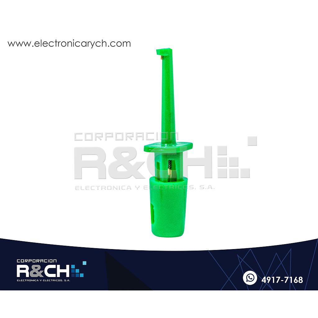 PU-170G Punta o Clip de Prueba Verde
