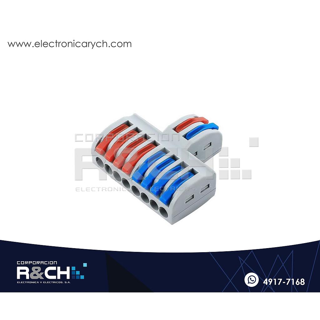 SPL-82 Terminal 2 a 8 Tipo Wago con Clip de Seguridad