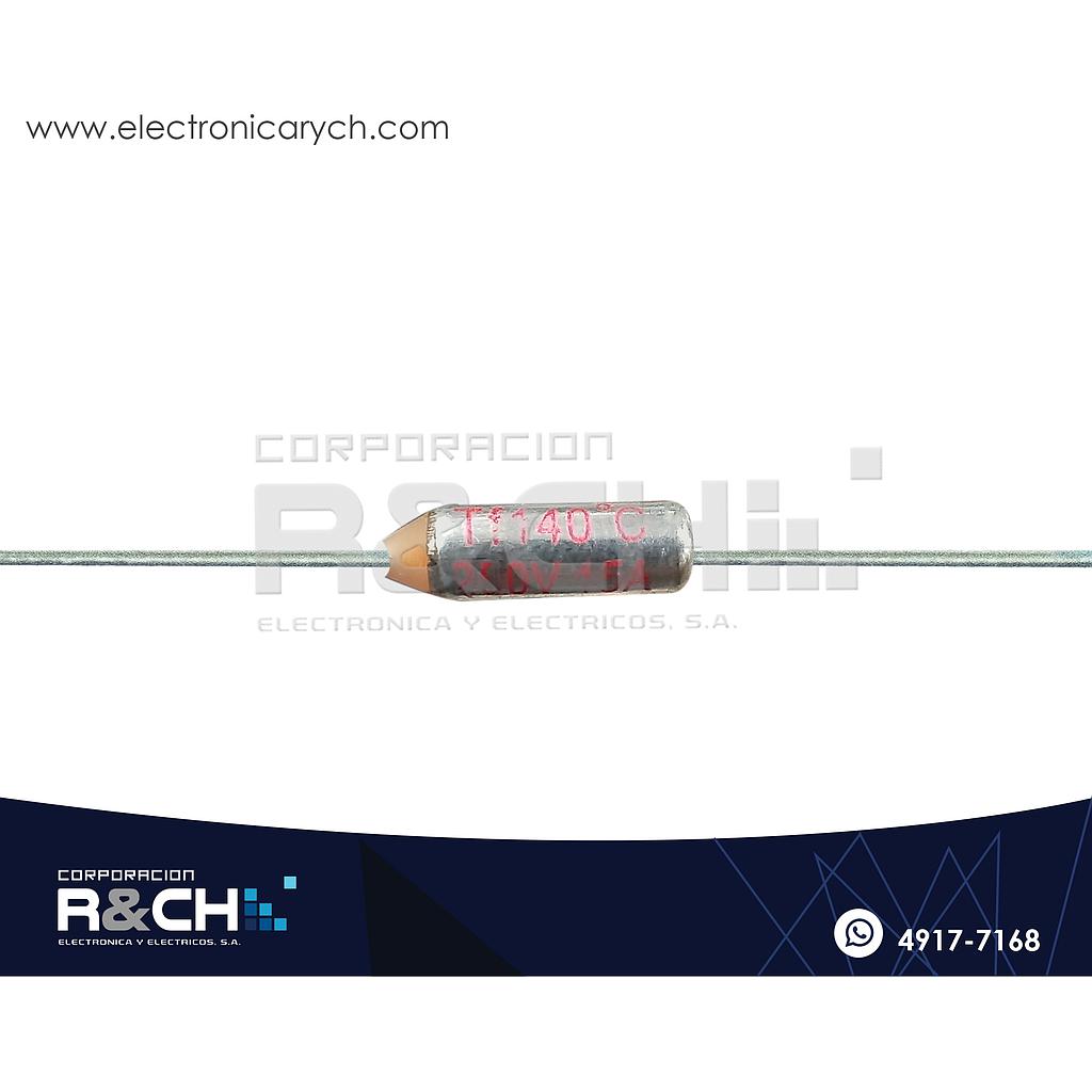 FT-140F Fusible Termico 140ºC 250V 15A