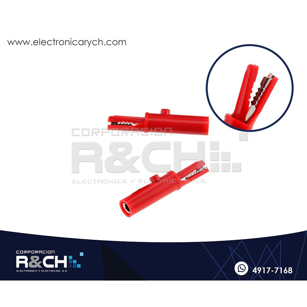 TM-489R Lagarto aislado con Pulsador para Abrir Rojo