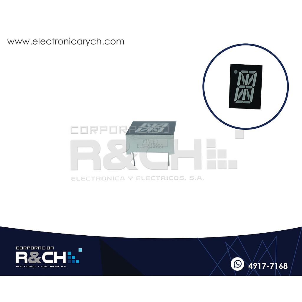 DP-8109BG Display Alfanumerico Anodo comun Verde 0.8&quot;