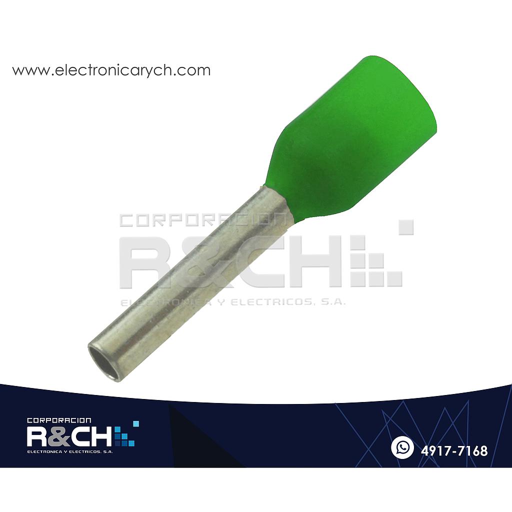 TN-F17G Terminal Tipo Pin 1.7mm Verde