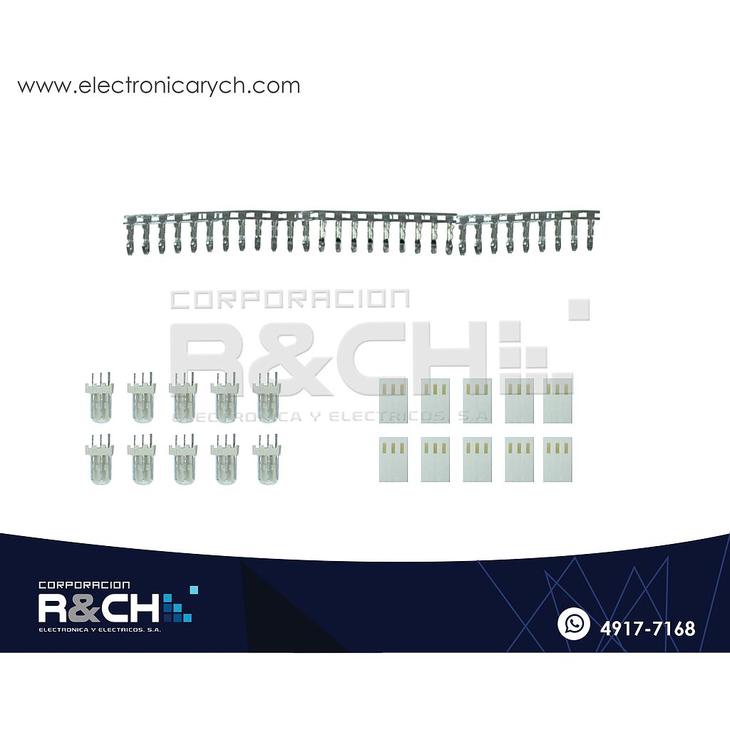 SX-KF-3 Set de Conectores 5 Pin 2.54mm Macho+Hembra