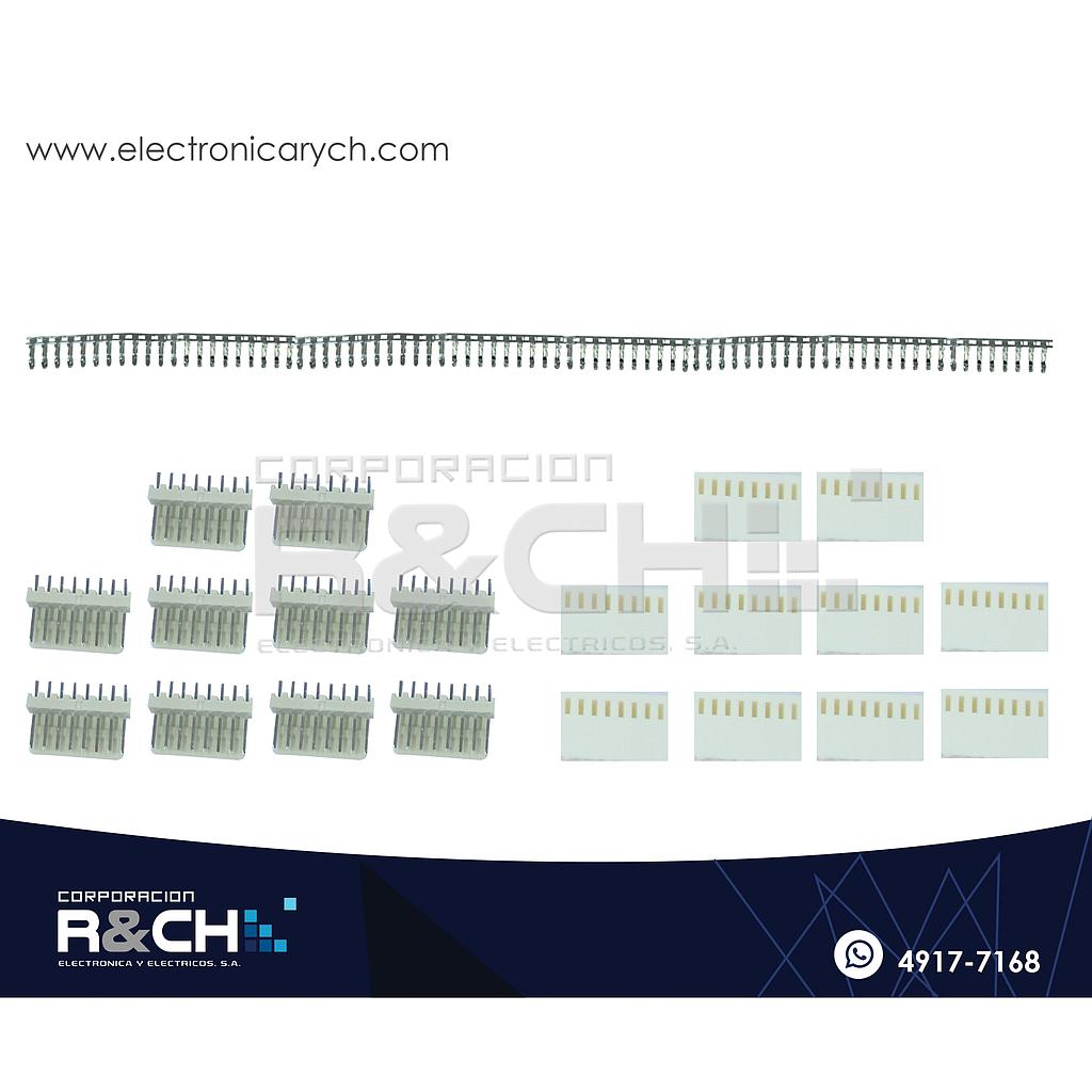 SX-KF-8 Set de Conectores 8 Pin 2.54mm Macho+Hembra