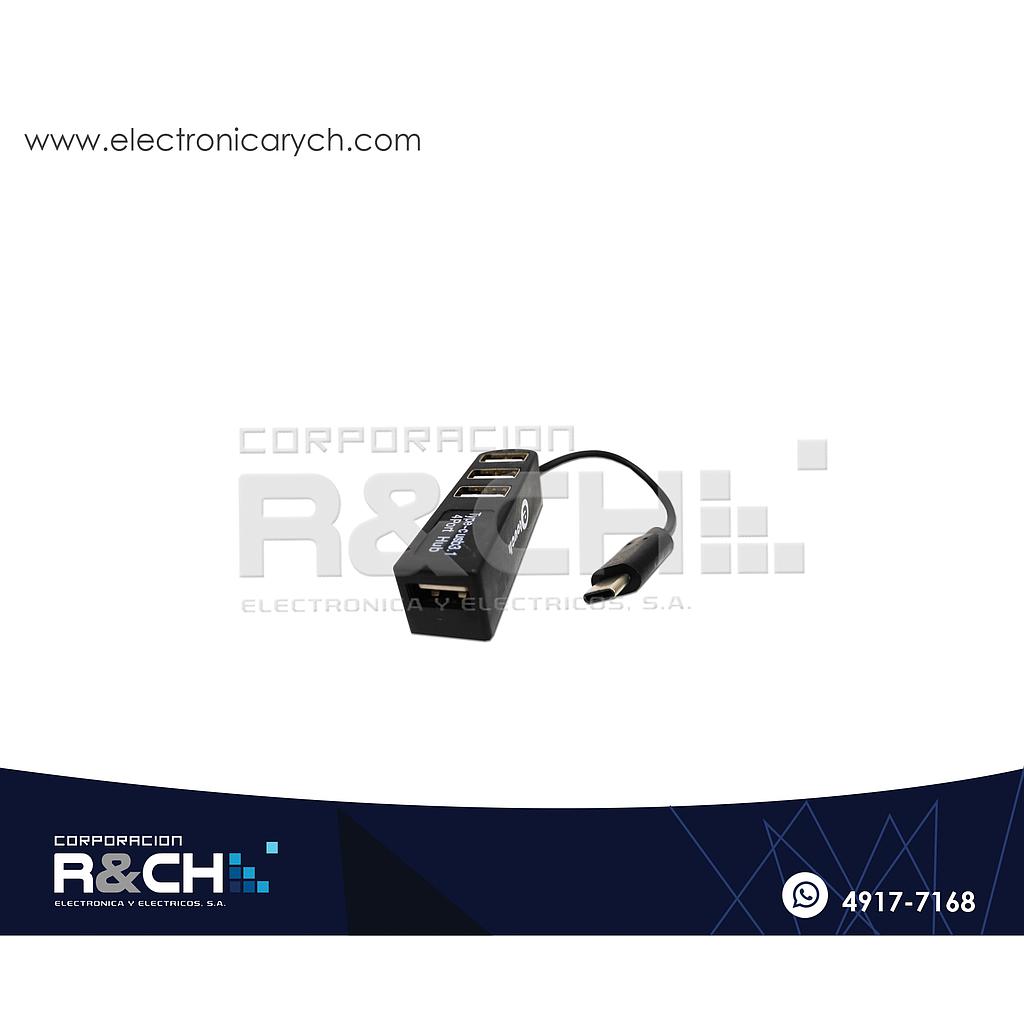 AD-375 Adaptador OTG tipo C a 4 Puertos USB 2.0 Etouch