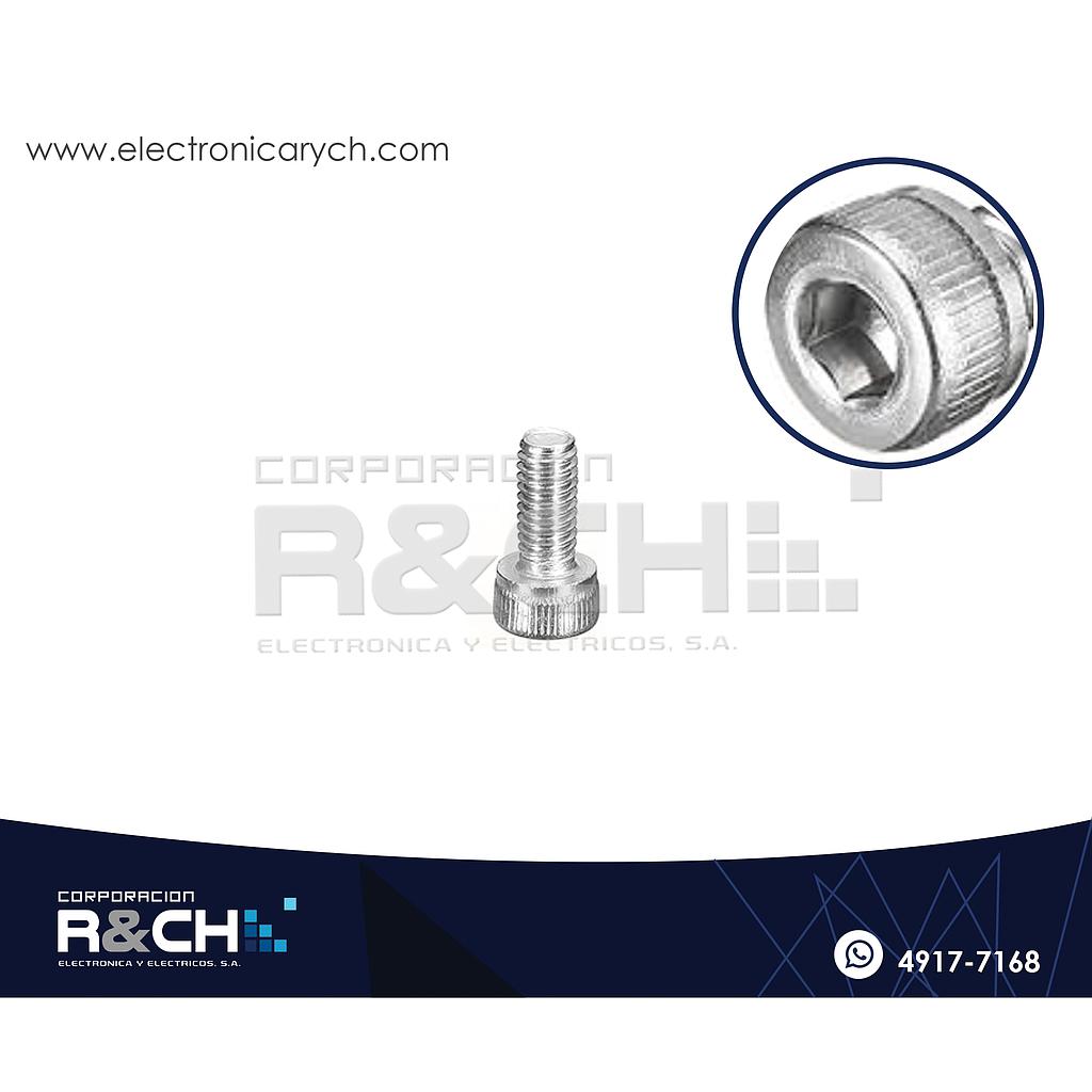 TOR-H306 Tornillo M3x6mm Cabeza Hexagonal interior