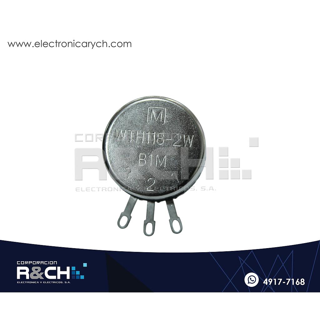 PT-1181M Potenciometro 1M ohm WTH118-1M 2W