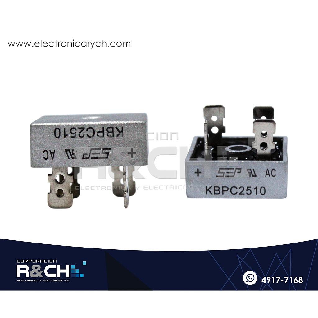 KBPC2510 Puente Rectificador 25A 1000V KBPC2510