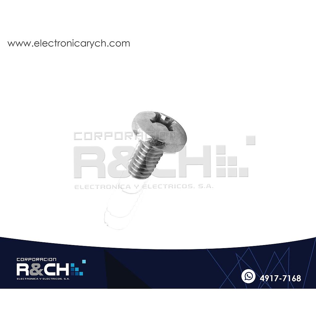 TOR-R406 Tornillo M4x6mm Cabeza Redonda