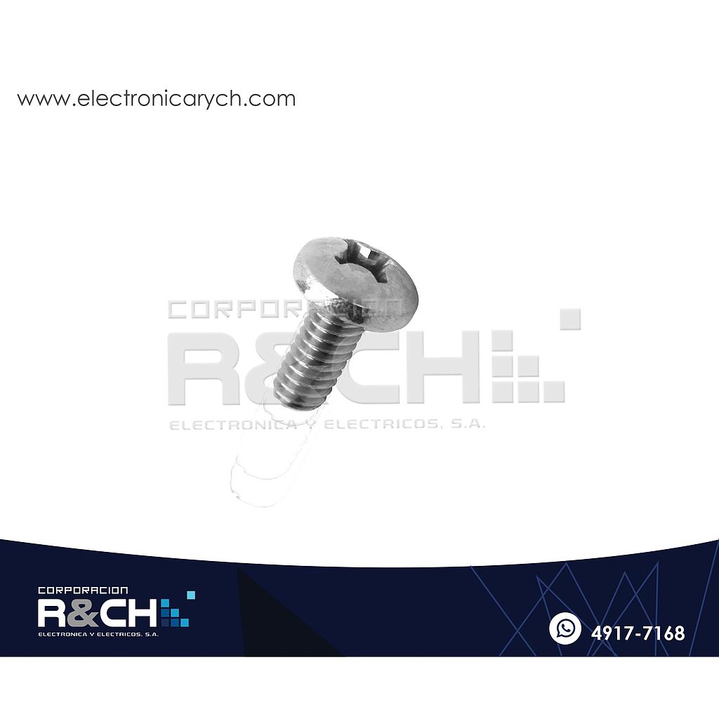 TOR-R408 Tornillo M4x8mm Cabeza Redonda