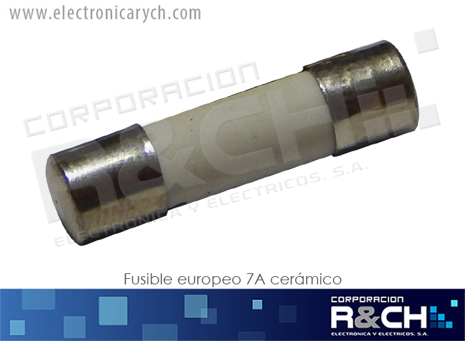 FE-7AC fusible europeo 7A ceramico