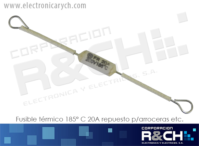 FT-185 fusible termico 185º C  20A repuesto p/arroceras etc