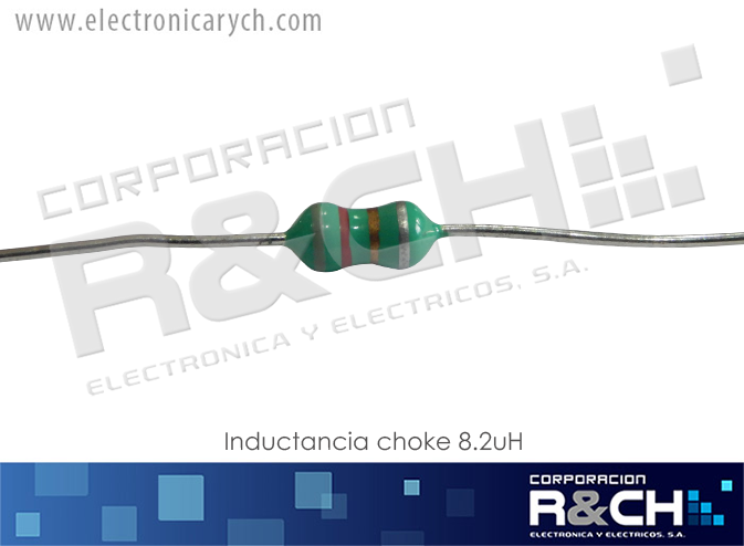 ID-C8.2U inductancia choke 8.2uH