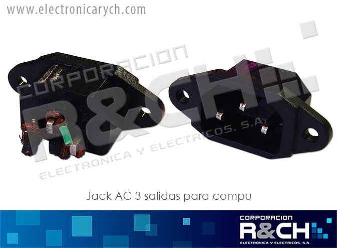JC-104 Jack AC 3 Salidas para Compu