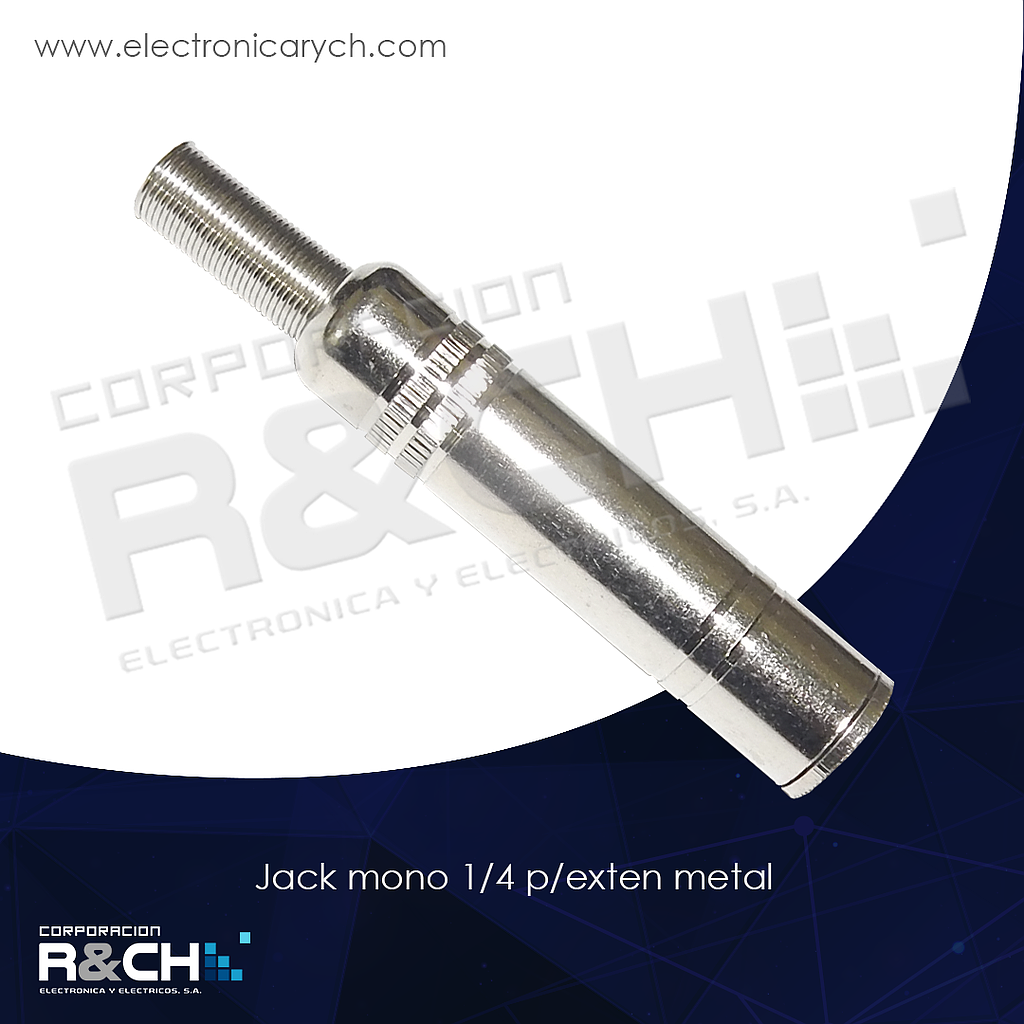 JC-MN14EM jack mono 1/4 p/exten metal