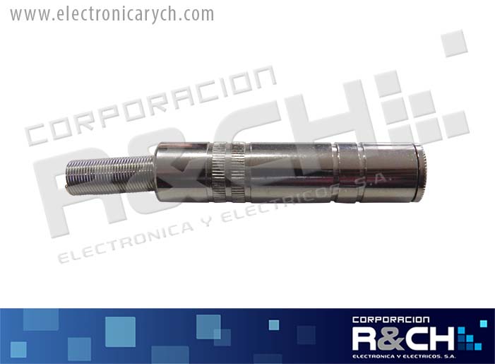 JC-ST14EM jack stereo 1/4 p/exten metal