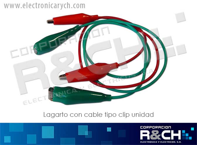 TM-LGT lagarto con cable tipo clip  unidad