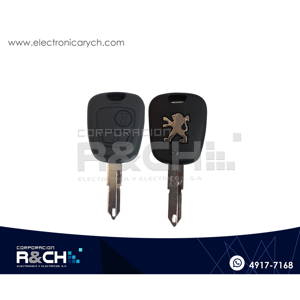 LL-206 llave repuesto Peugeot 206,207,307