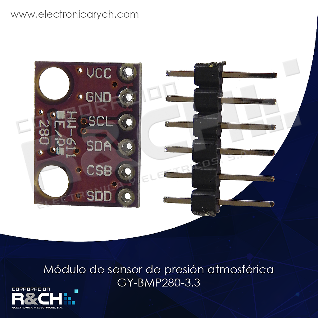 MD-BMP280 módulo de sensor de presión atmosférica  GY-BMP280-3.3