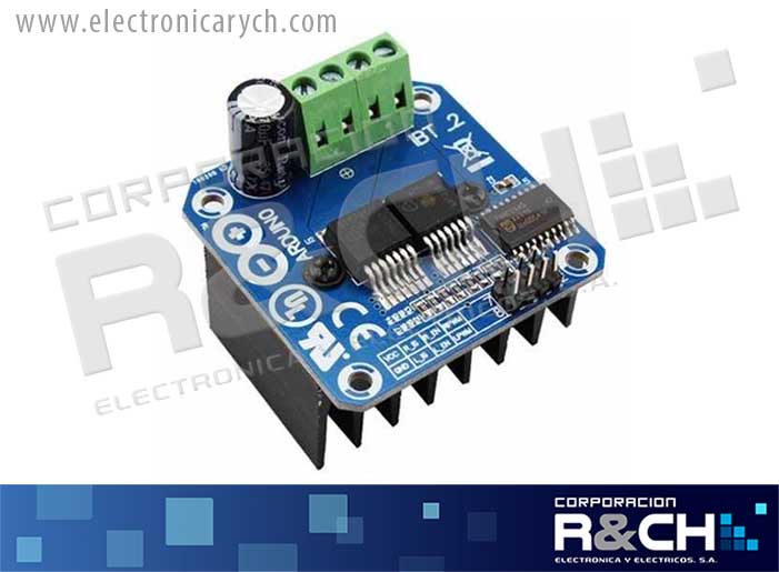 MD-BTS7960 modulo puente H para motor, 43A, Vin=5.5 a 25V