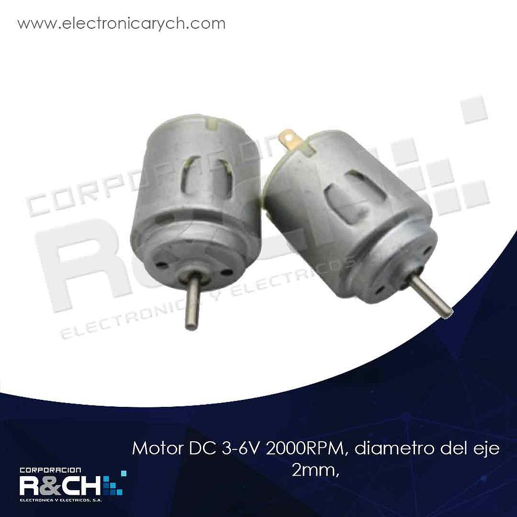 MT-140R motor DC 3-6V 2000RPM