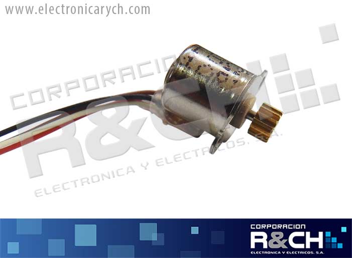 MT-0199 motor stepper iman permaneten 2 fases 4 hilos pequeñ
