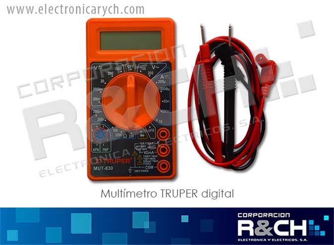 10400 multimetro Truper digital