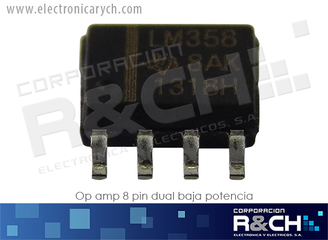 NTE928SM op amp 8 pin dual baja potencia (LM2904-LM358) SOP-8