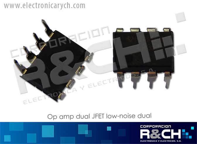 NTE858M op amp dual JFET lo-noise dual (LF353P)