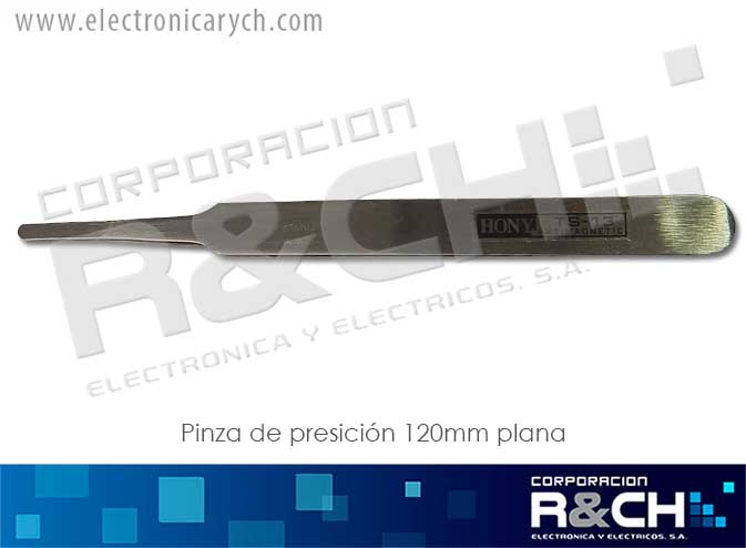 H-TS13 pinza de precisión 120mm plana