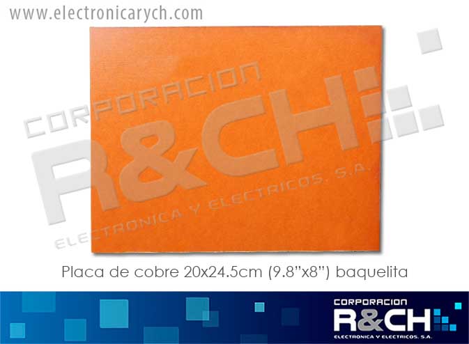PC-C8 placa de cobre 20*20cm (8&quot;x8&quot;)  baquelita