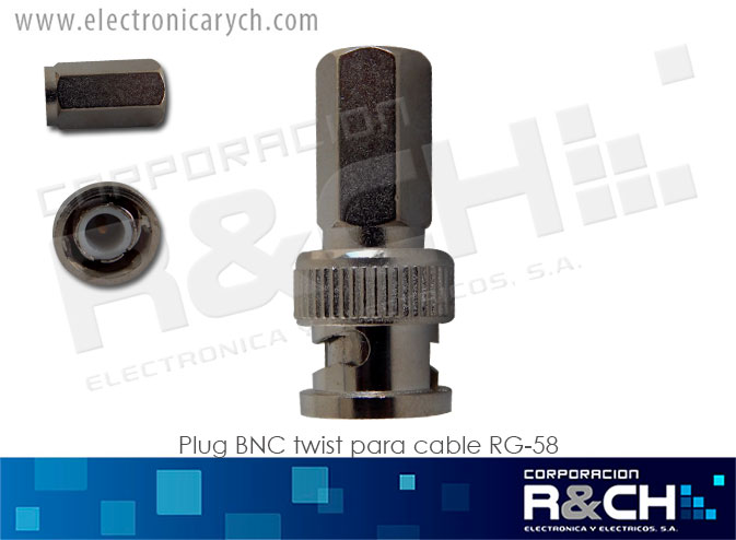 MF-29 plug BNC twist para cable RG-58