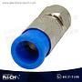 CN-F-74 Conector coaxial a presion RG6 azul HQ