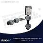 HM-80-N05 conector para reparar manguera tipo union 1/2" a 1/2"