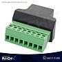 AD-RJ45F Adaptador Jack Hembra RJ45 a Bornera 8 Pin