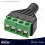 AD-284F Adaptador Jack Stereo 3.5 Hembra a Bornera 4 Pin