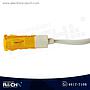 BM-MD11Y Bombilla Luz Piloto Redonda Amarilla con Cable 220V