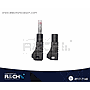 PL-343B Plug Banana Apilable Negra Aislada
