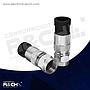 F-74HQ conector coaxial a presion RG6 laton HQ