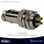 CN-GX20-4 Conector GX20 4 Pin Macho y Hembra