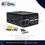 BCM2386-VI Caja Para Raspberry pi 3 negra con ventilador incluido