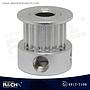 PL-618D Polea GT2 dentada 18d diametro ext=16mm diametro int=5mm banda 6mm